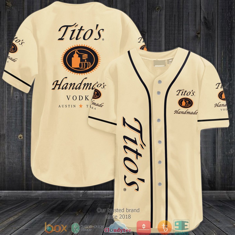 Tito's Handmade Vodka Jersey Baseball Shirt 1