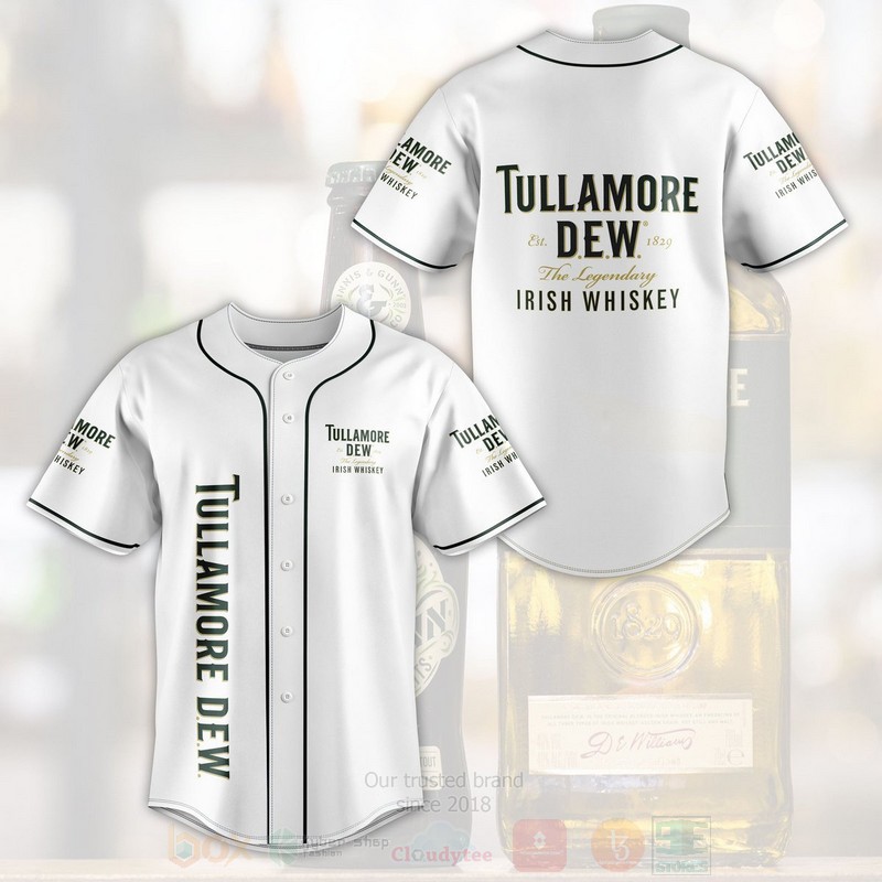 TOP Tullamore Dew AOP Baseball Jersey Shirt 2