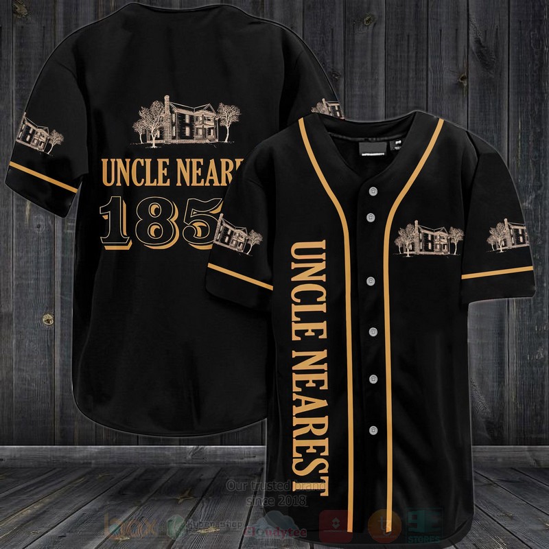 TOP Uncle Nearest Premium Whiskey AOP Baseball Jersey Shirt 2