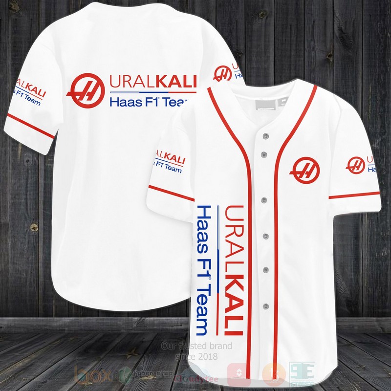 TOP Uralkali Haas F1 Team Baseball-Shirt 1