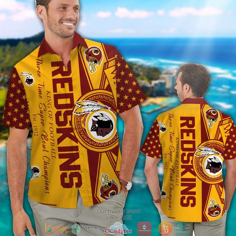 NFL Washington Redskins King of football Hawaii Shirt 6