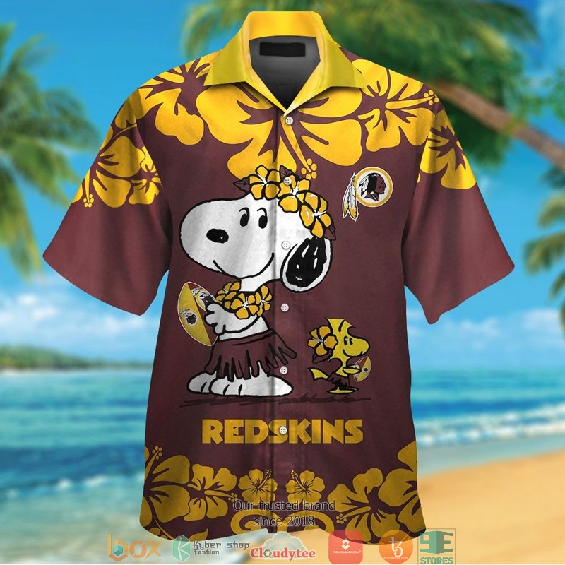 BEST NFL Washington Redskins Snoopy Hawaii Set 1