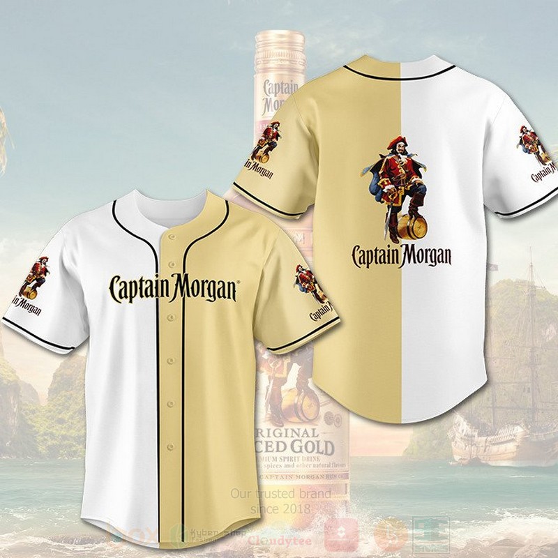 TOP Captain Morgan AOP Baseball Jersey Shirt 2