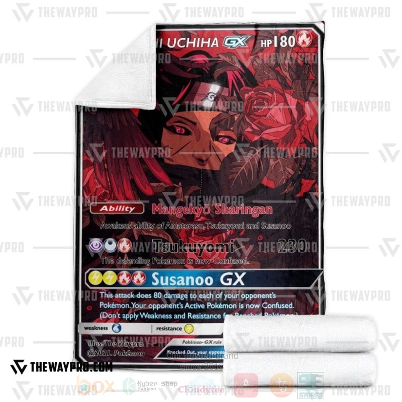 TOP Anime Naruto Shippuden Itachi Uchiha Red Soft Blanket 3 TOP Anime Naruto Shippuden Itachi Uchiha Red Soft Blanket - Image 3