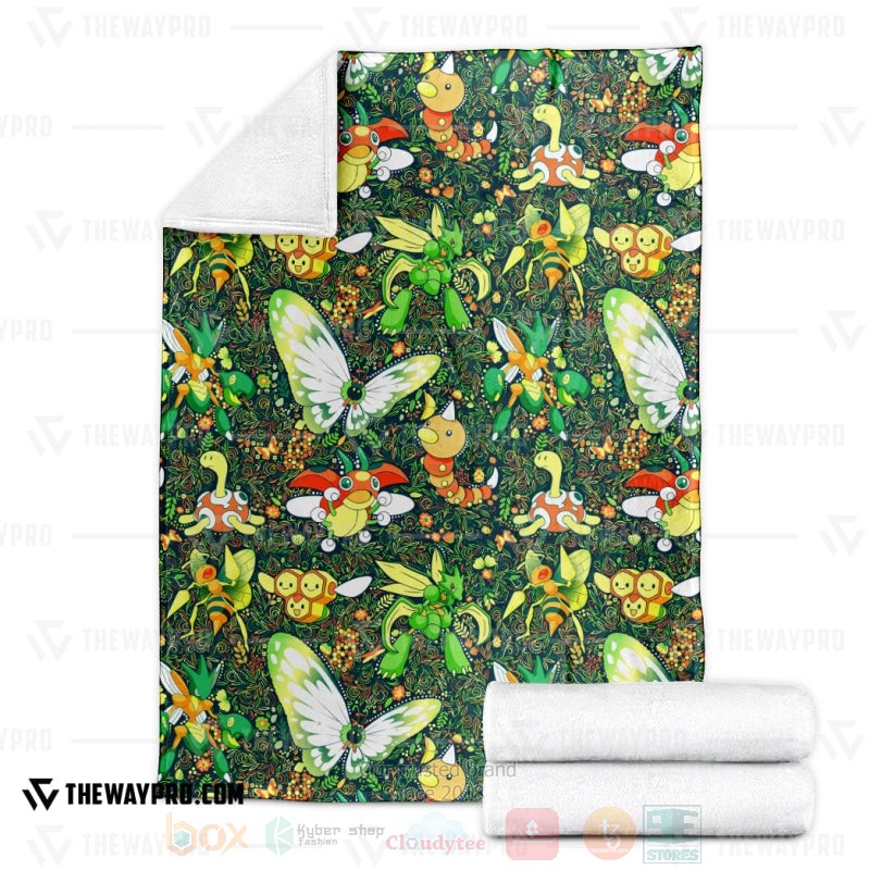 TOP Pokemon Anime Bug Seamless Soft Blanket 3 TOP Pokemon Anime Bug Seamless Soft Blanket - Image 3