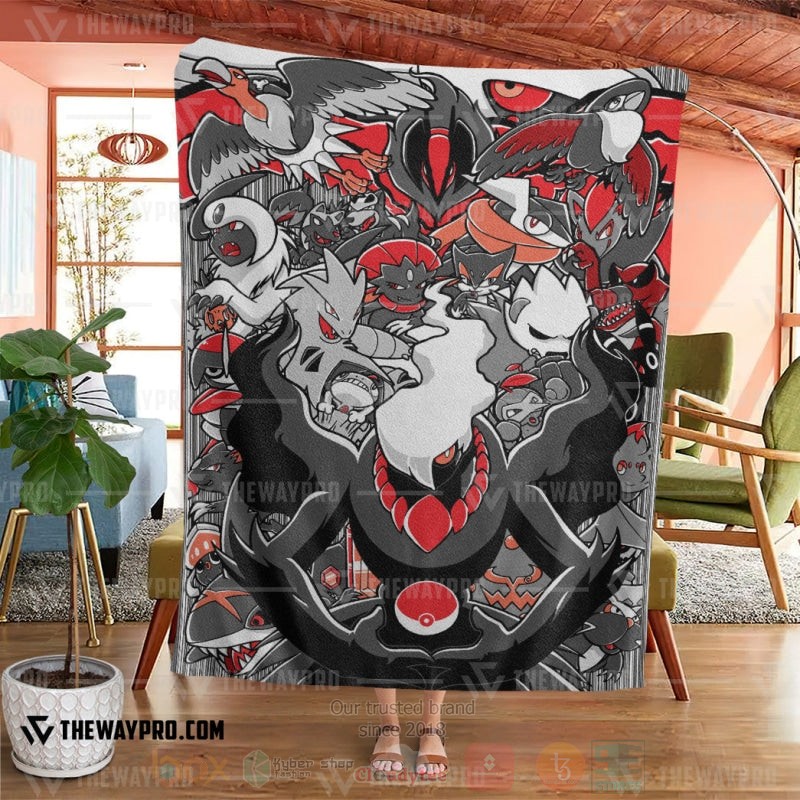 TOP Pokemon Anime Dark 2 Darkrai Soft Blanket 4 TOP Pokemon Anime Dark 2 Darkrai Soft Blanket - Image 4