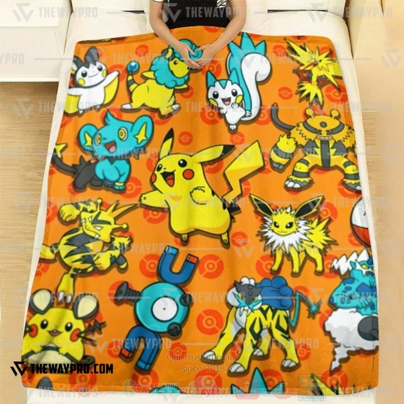 TOP Pokemon Anime Electric Soft Blanket 2 TOP Pokemon Anime Electric Soft Blanket - Image 2