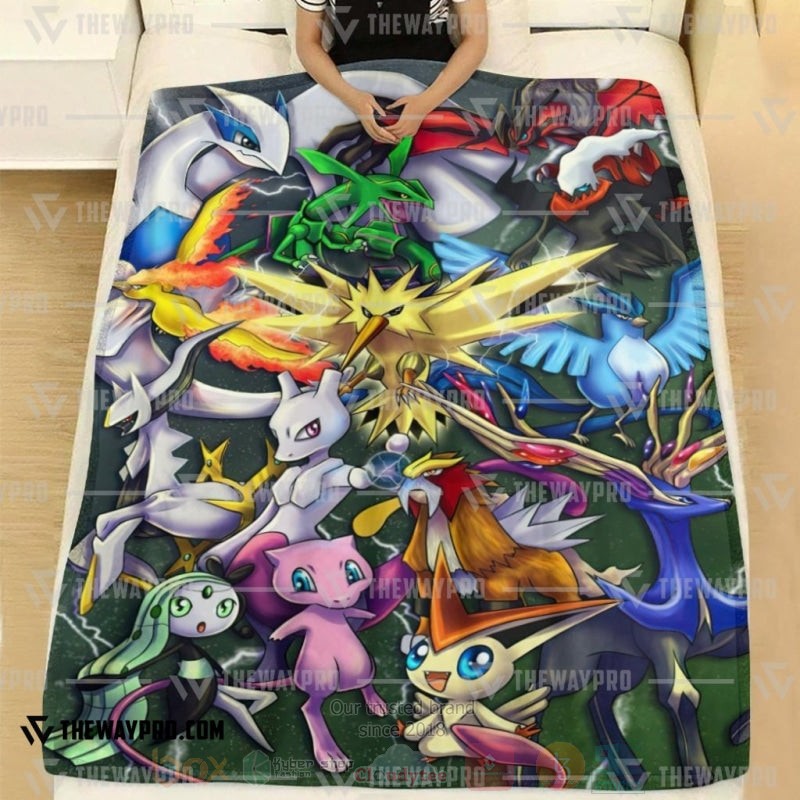 TOP Pokemon Anime Legendary Soft Blanket 2 TOP Pokemon Anime Legendary Soft Blanket - Image 2