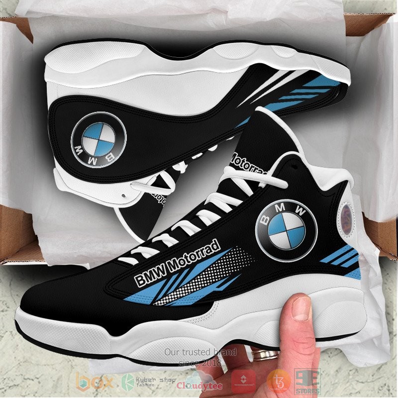 HOT BMW Motorrad black Air Jordan 13 sneakers 1