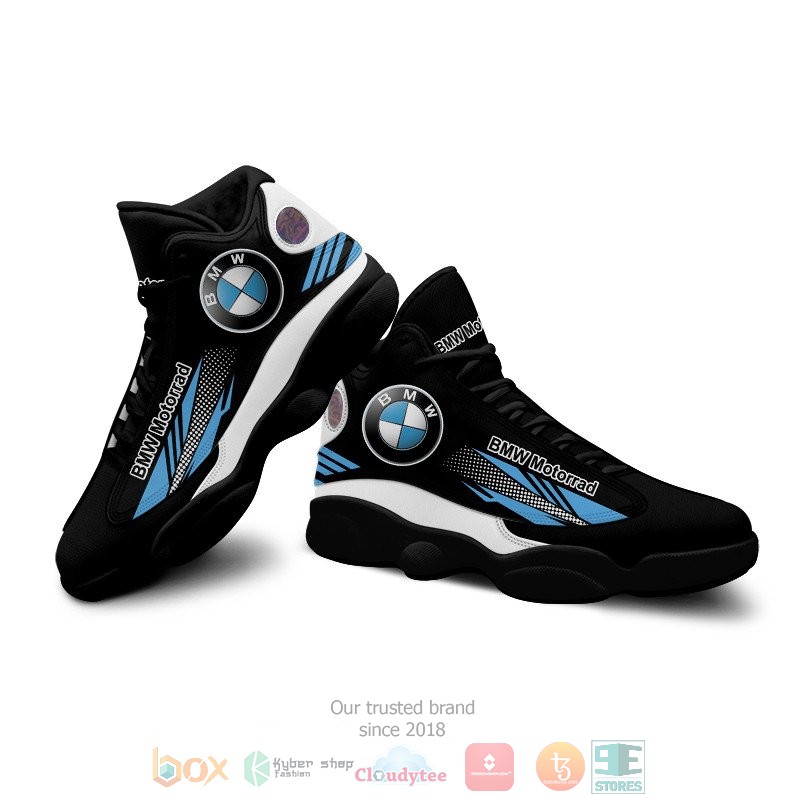 HOT BMW Motorrad black Air Jordan 13 sneakers 8