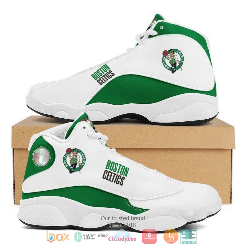 BEST Boston Celtics NBA football team big logo Air Jordan 13 Sneaker 2