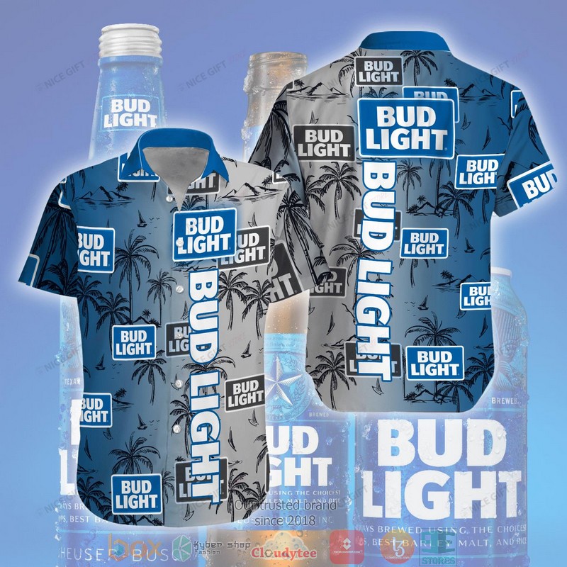 Bud Light Coconut 3D Hawaiian Shirt Shirt 1