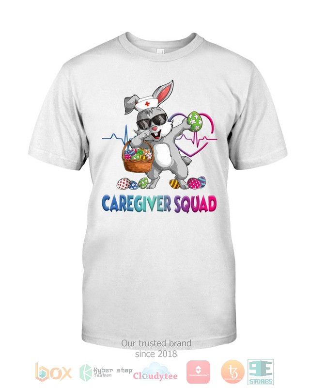 HOT Caregiver Squad Bunny Dabbing hoodie, shirt 13