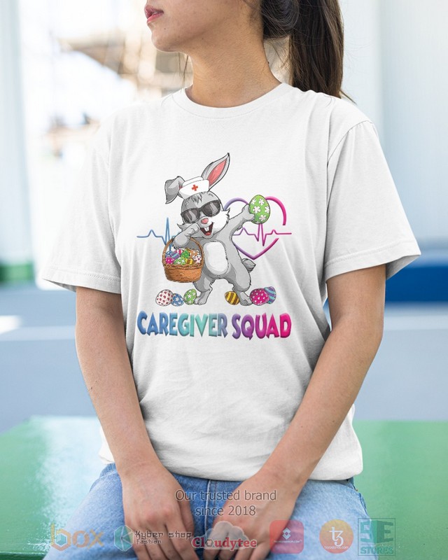 HOT Caregiver Squad Bunny Dabbing hoodie, shirt 43
