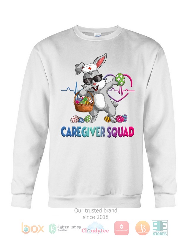 HOT Caregiver Squad Bunny Dabbing hoodie, shirt 44