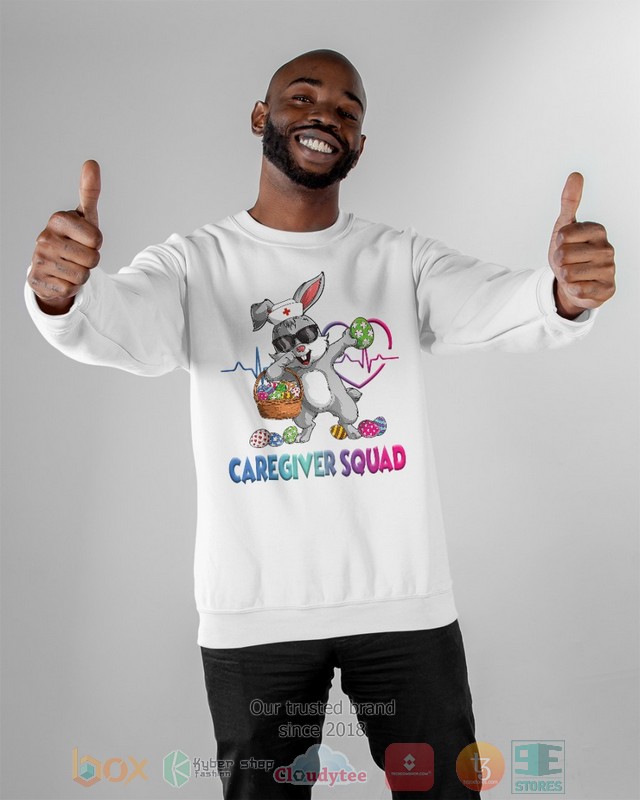 HOT Caregiver Squad Bunny Dabbing hoodie, shirt 19