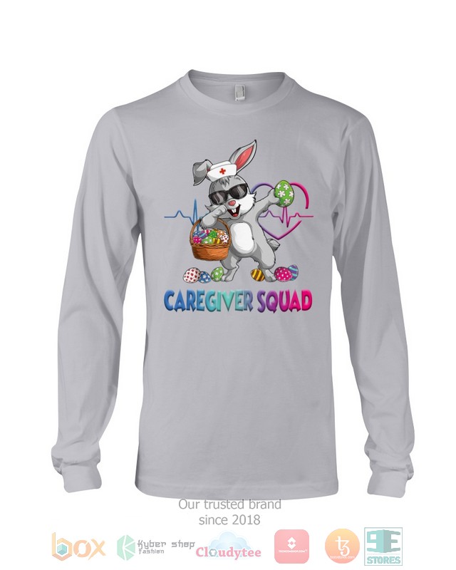 HOT Caregiver Squad Bunny Dabbing hoodie, shirt 23