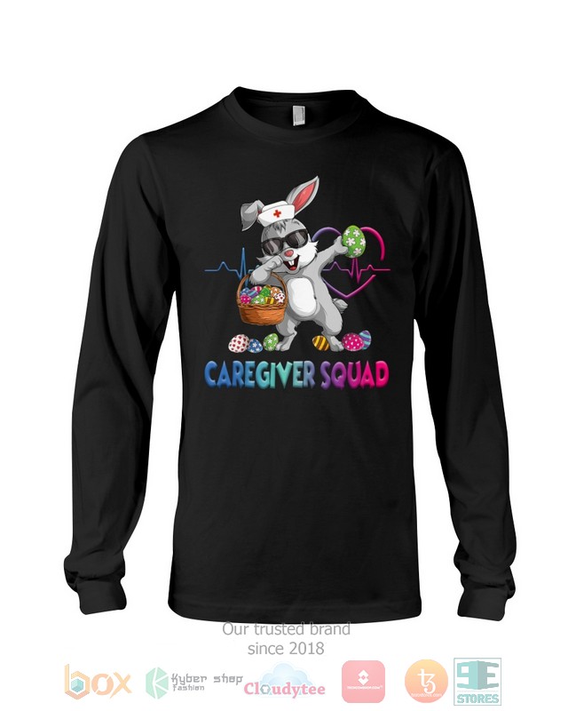 HOT Caregiver Squad Bunny Dabbing hoodie, shirt 26