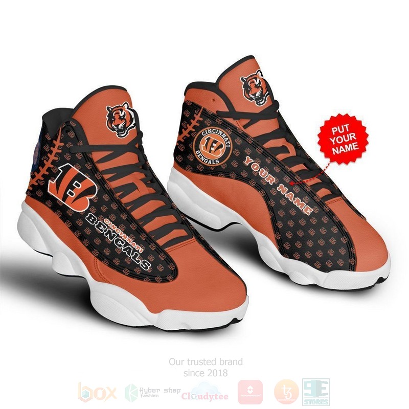 TOP Cincinnati Bengals NFL Custom Name Jordan 13 Retro