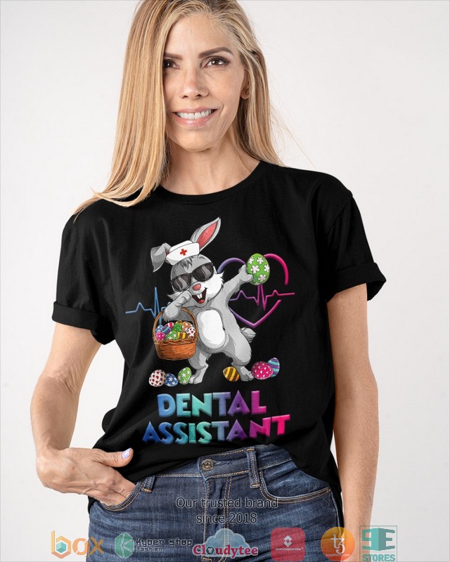 BEST Dental Assistant Dabbing Bunny Shirt, hoodie 2