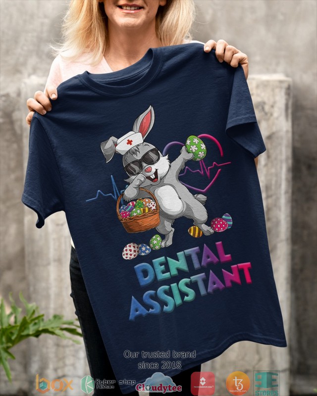 BEST Dental Assistant Dabbing Bunny Shirt, hoodie 14
