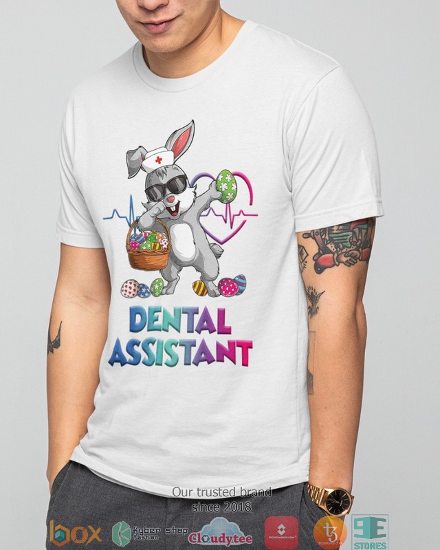 BEST Dental Assistant Dabbing Bunny Shirt, hoodie 4