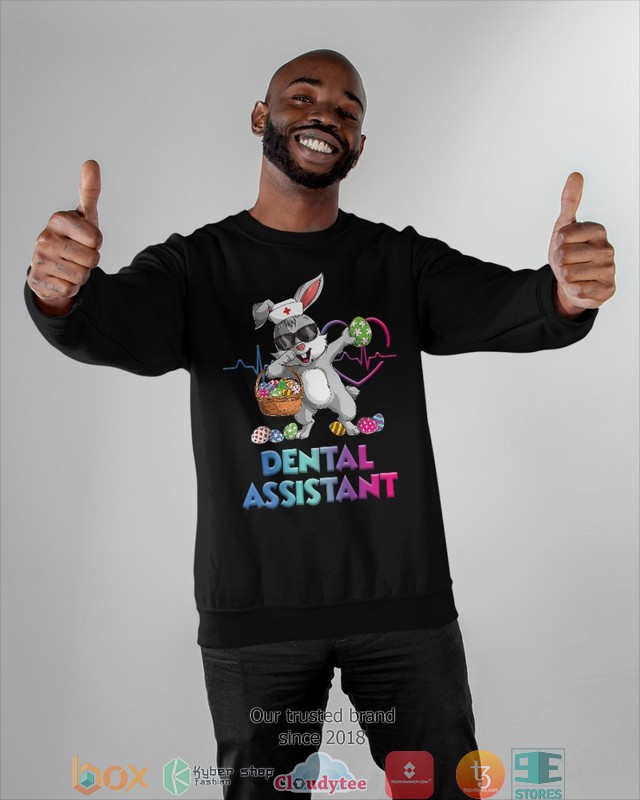 BEST Dental Assistant Dabbing Bunny Shirt, hoodie 16