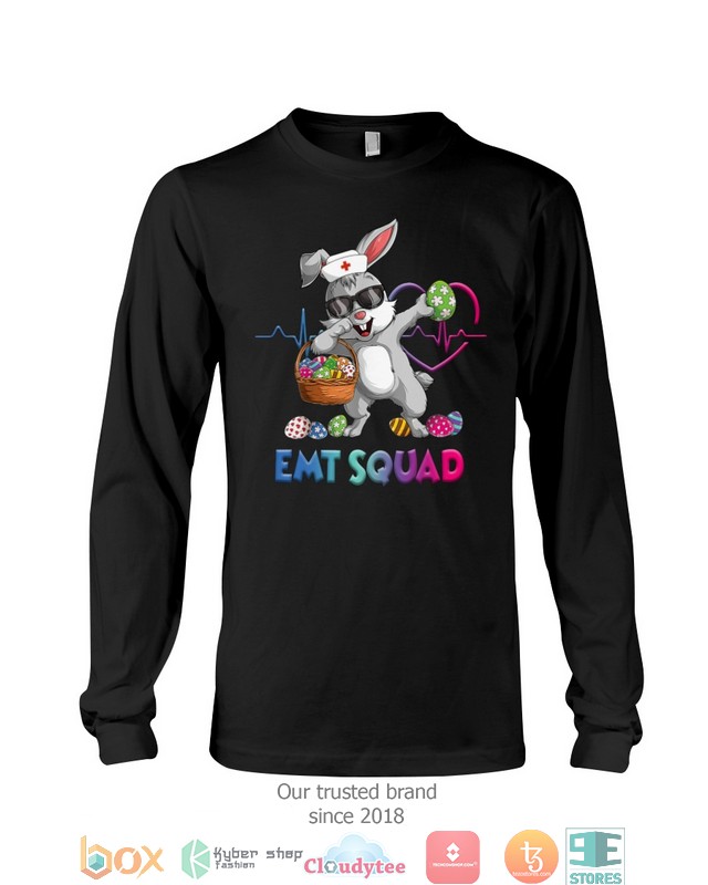 BEST EMT Dabbing Bunny Shirt, hoodie 22