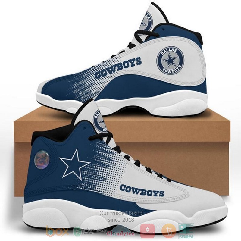 HOT Dallas Cowboys football NFL logo Air Jordan 13 sneakers 2