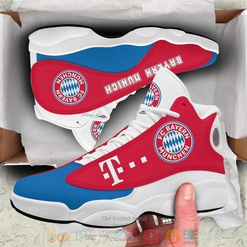 HOT FC Bayern Munich football teams logo Air Jordan 13 sneakers 3