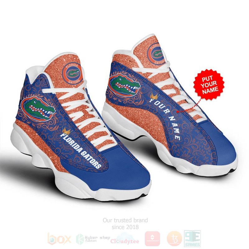 TOP Florida Gators NFL Custom Name Jordan 13 Retro