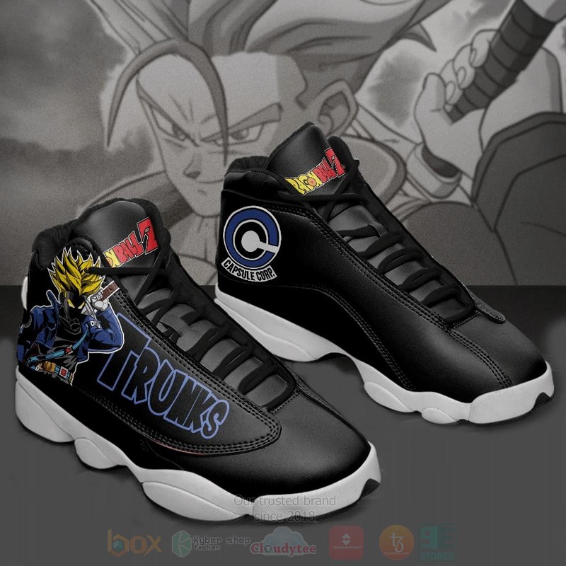 TOP Future Trunks Dragon Ball Z Custom Anime Shoes Jordan 13 Retro 5