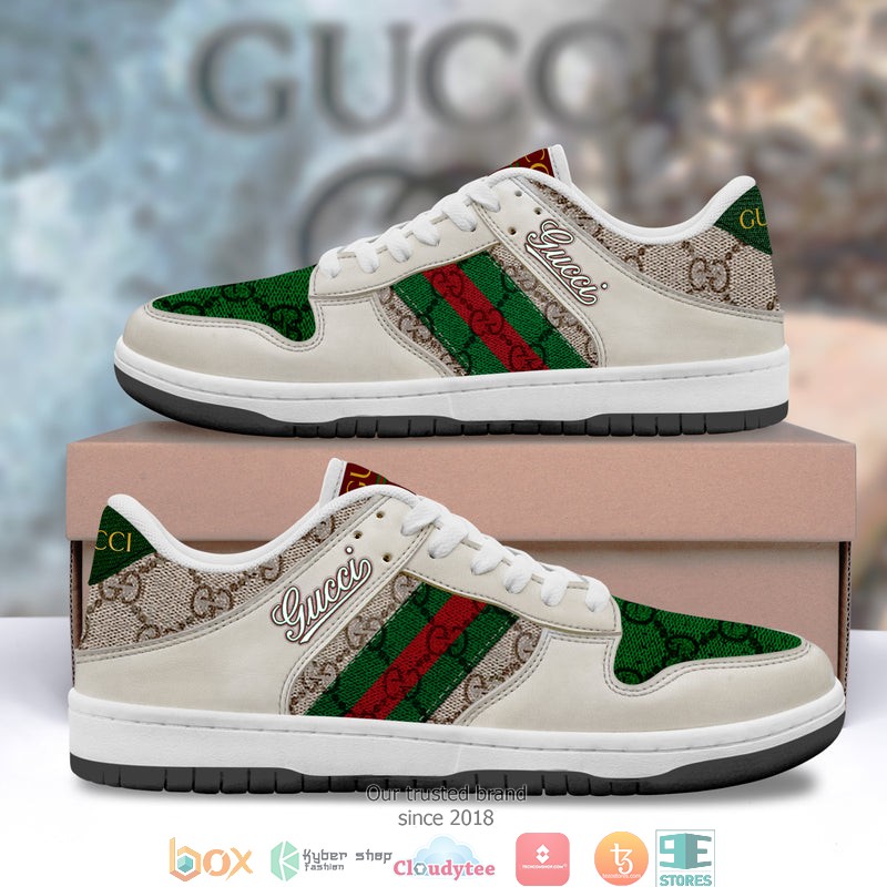 BEST Gucci red green line silver Low top Air Jordan Sneaker 3