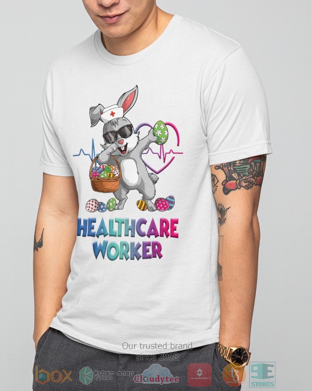 HOT Healthcare Worker Bunny Dabbing hoodie, shirt - Image 15