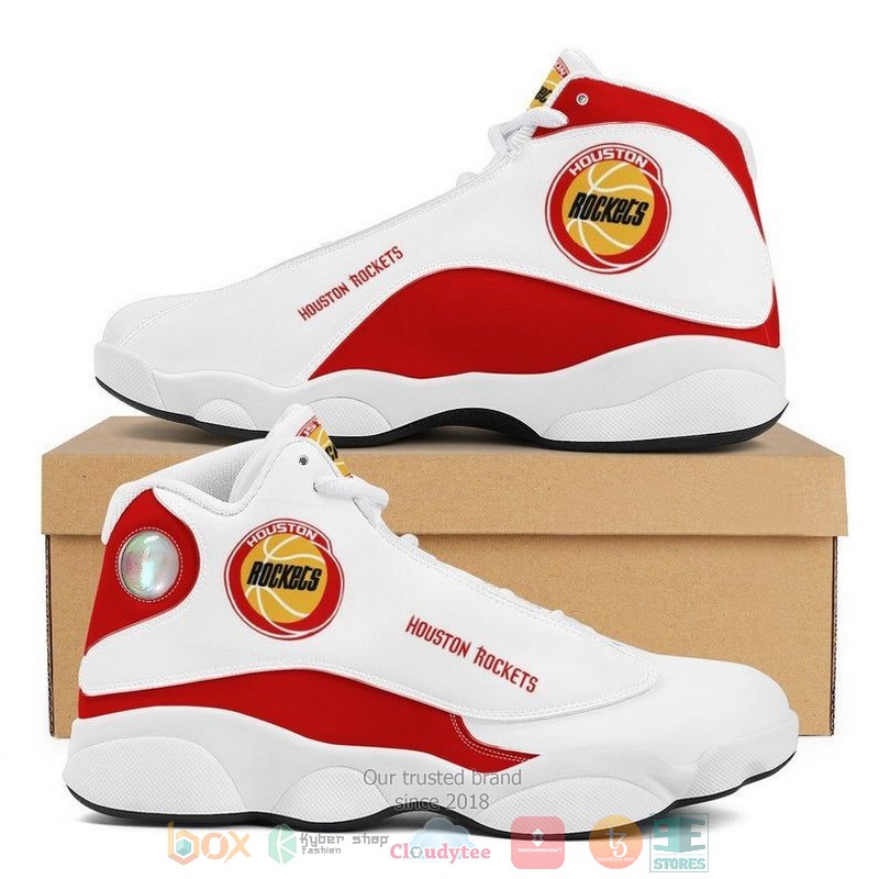 HOT Houston Rockets NBA football team logo Air Jordan 13 sneakers 3