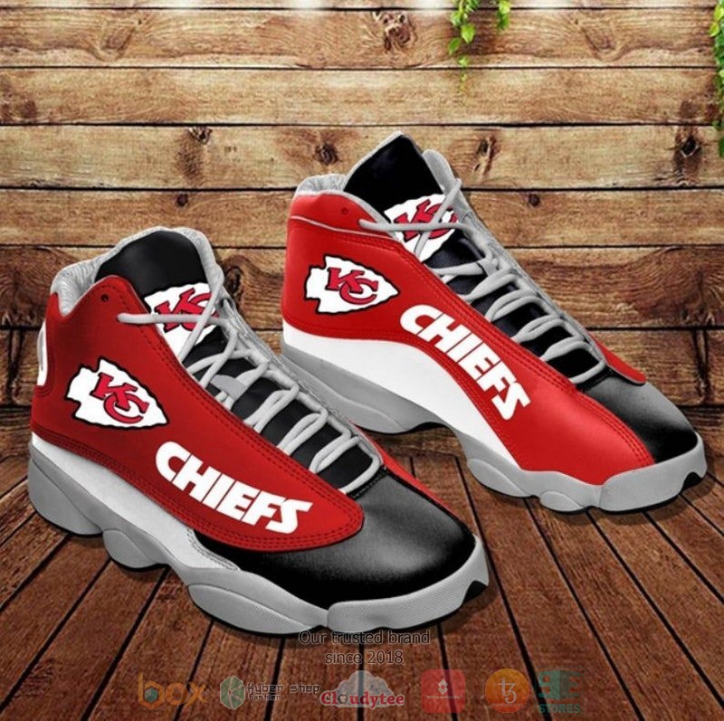 HOT Kansas City Chiefs NFL logo Football Team Air Jordan 13 sneakers 2