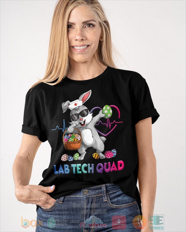 HOT Laboratory Technician Lab Tech Quad Bunny Dabbing hoodie, shirt 35