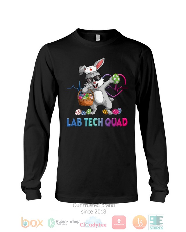 HOT Laboratory Technician Lab Tech Quad Bunny Dabbing hoodie, shirt 26