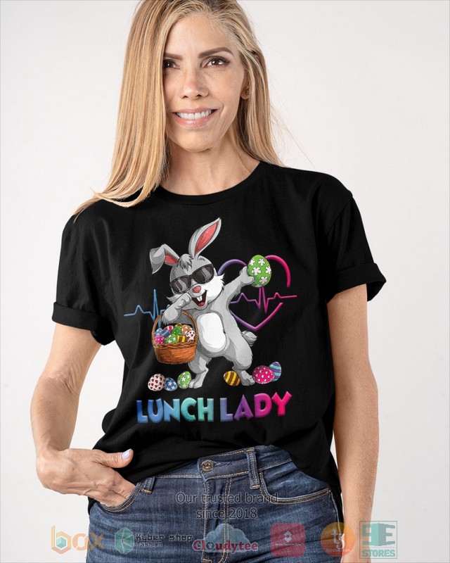 HOT Lunch Lady Bunny Dabbing hoodie, shirt 35