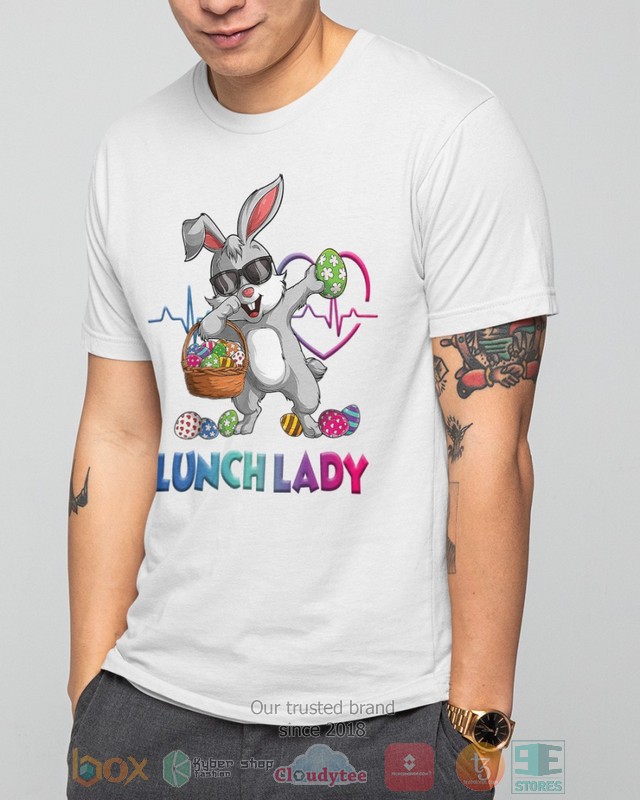 HOT Lunch Lady Bunny Dabbing hoodie, shirt 42