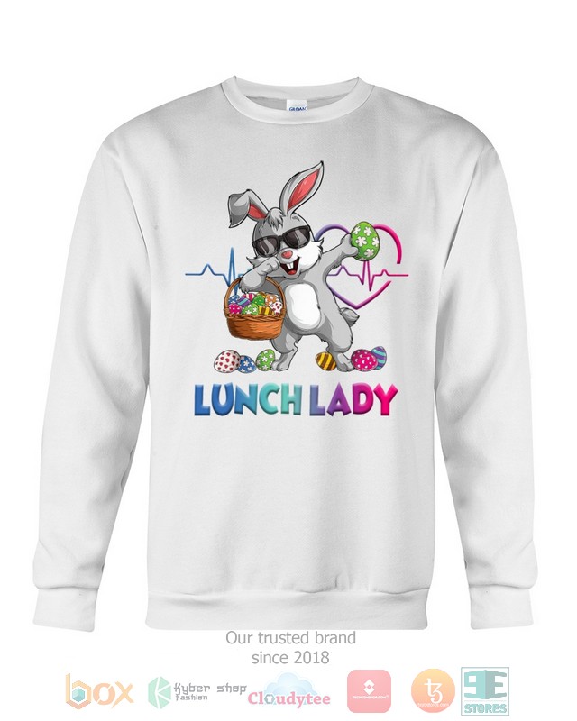 HOT Lunch Lady Bunny Dabbing hoodie, shirt 17