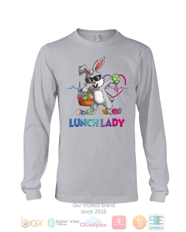 HOT Lunch Lady Bunny Dabbing hoodie, shirt 50