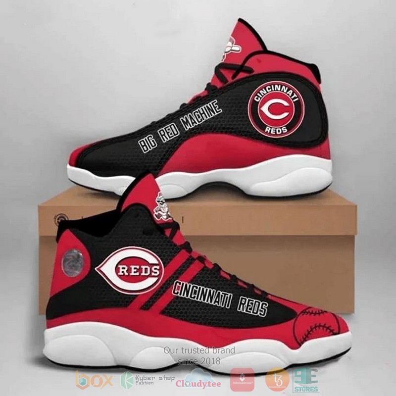 HOT MLB Cincinnati Reds team logo Air Jordan 13 sneakers 3