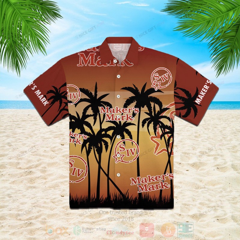 TOP Maker's Mark All Over Print Hawaiian Shirt 1