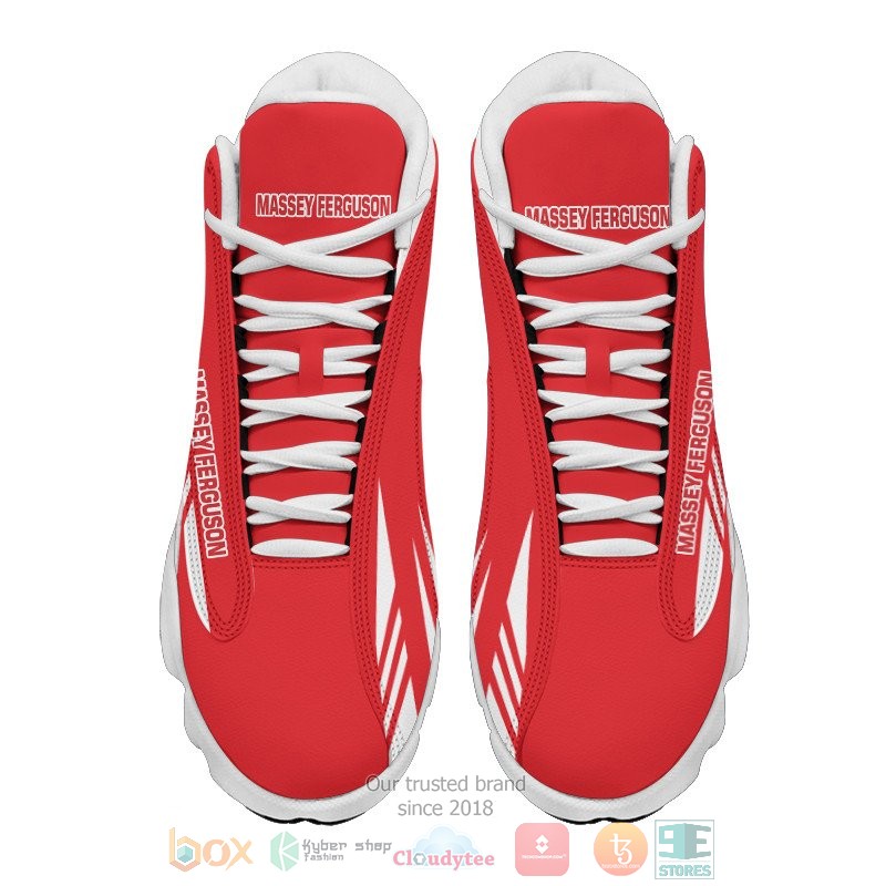 HOT Massey Ferguson red Air Jordan 13 sneakers 13