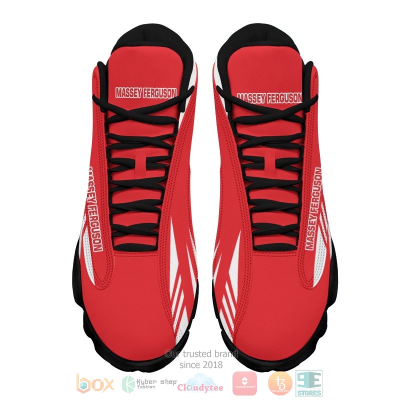 HOT Massey Ferguson red Air Jordan 13 sneakers 9