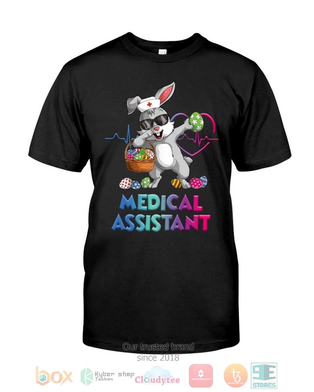 HOT Medical Assistant Bunny Dabbing hoodie, shirt 7