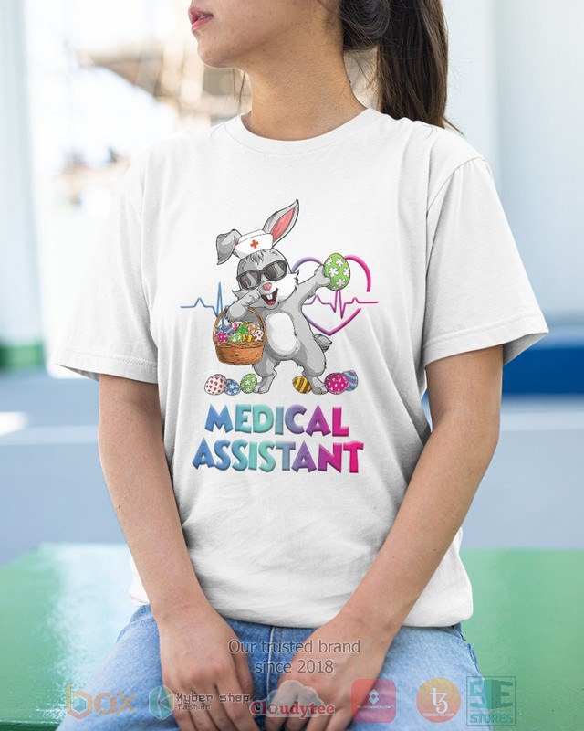 HOT Medical Assistant Bunny Dabbing hoodie, shirt 16