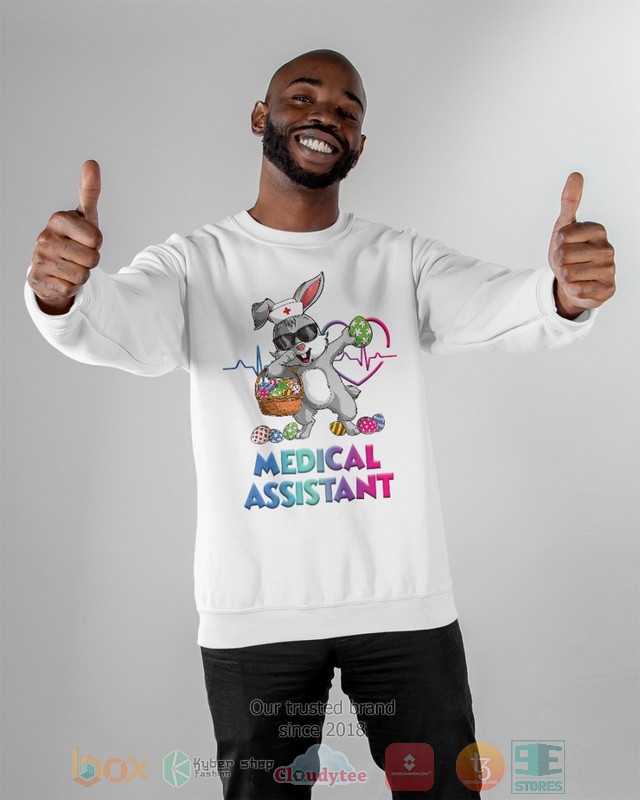 HOT Medical Assistant Bunny Dabbing hoodie, shirt 46