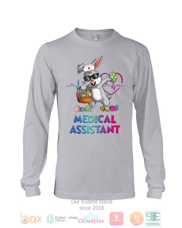 HOT Medical Assistant Bunny Dabbing hoodie, shirt 23